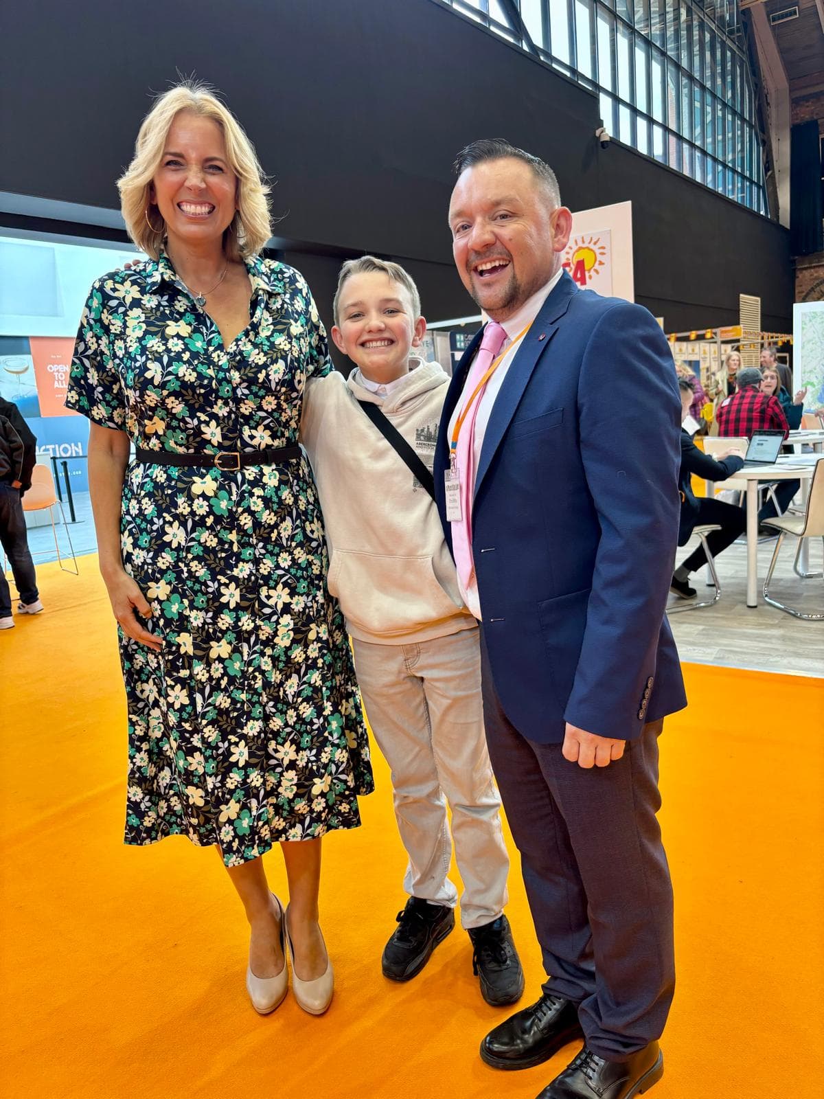 Chris White at a major international property exhibition