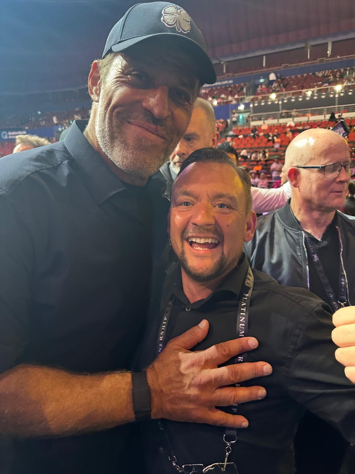 Chris White with Tony Robbins