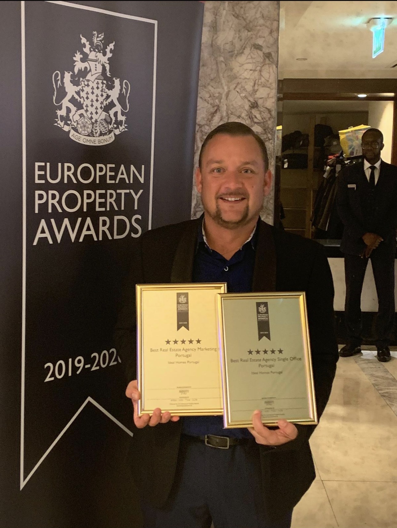 Chris White with European Property Awards